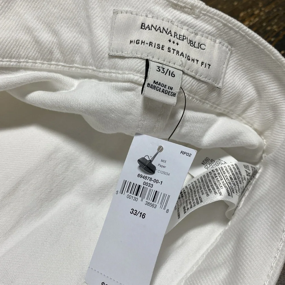Banana Republic High Rise Straight Fit - Size 33/16 - Picture 4 of 8